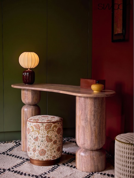 Swoon Halan Mango Wood Desk