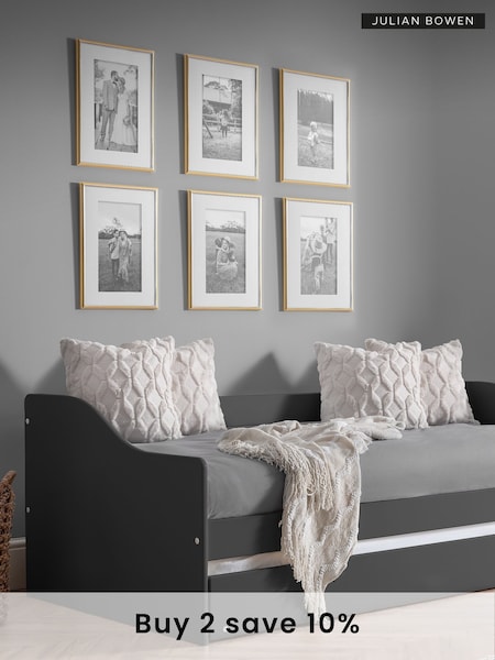 Julian Bowen Black Elba Single Daybed (M78729) | £310