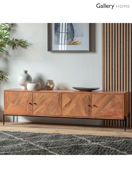 Gallery Home Natural Lilia 4 Door TV Unit (M79098) | £620