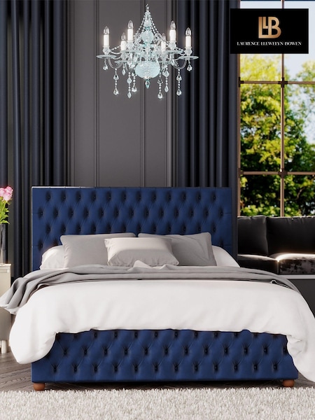 Laurence Llewelyn-Bowen Blue Seren End Lift Ottoman Storage Bed (M79209) | £653 - £1,029