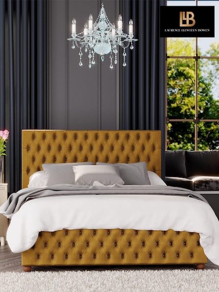 Laurence Llewelyn-Bowen Yellow Seren End Lift Ottoman Storage Bed (M79210) | £645 - £1,019