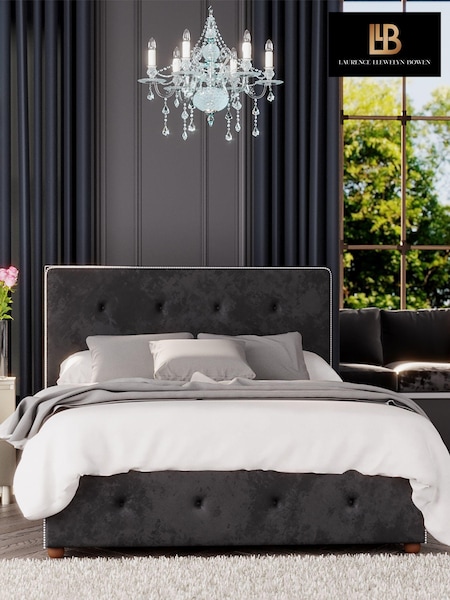 Laurence Llewelyn-Bowen Black Hesper End Lift Ottoman Storage Bed (M79215) | £505 - £797