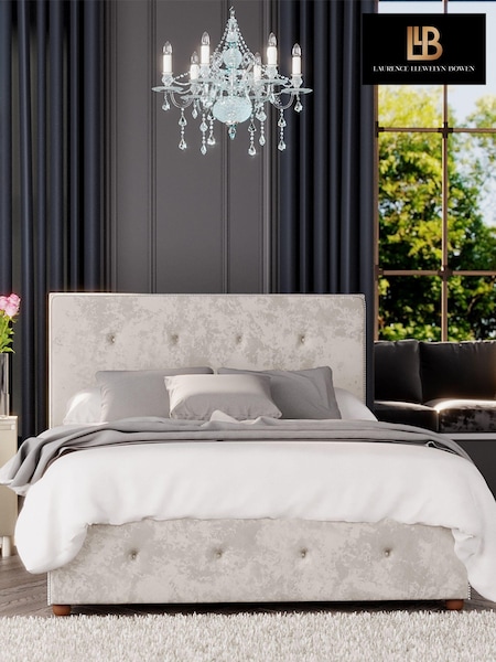 Laurence Llewelyn-Bowen Mink Brown Hesper End Lift Ottoman Storage Bed (M79217) | £540 - £850