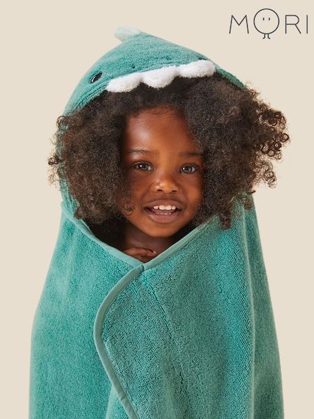 MORI 100% Cotton Super Soft Kids Hooded Towel (M80201) | £35