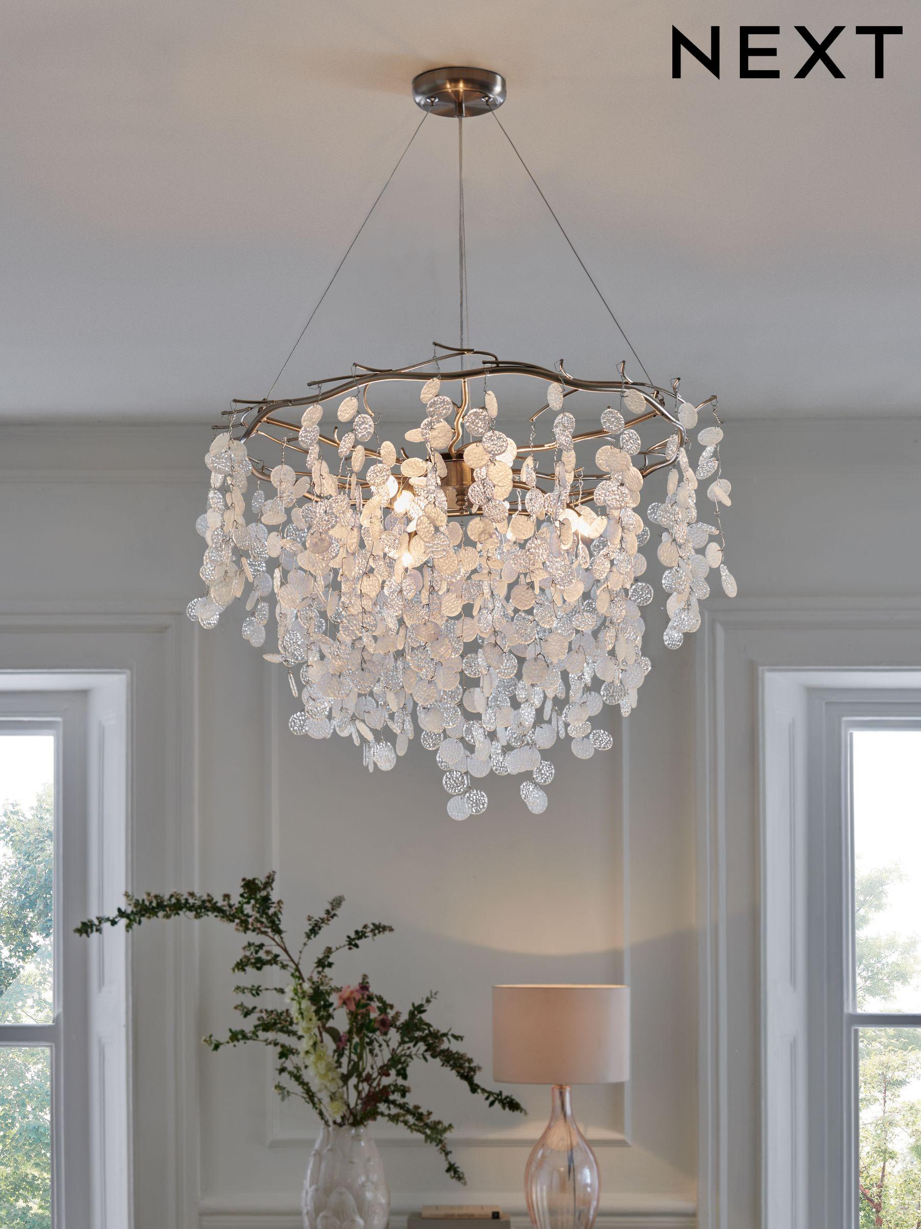 Buy Clear Chandelier Lights Homeware Livingroom Online Next UK