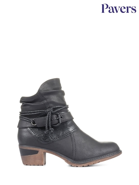 Pavers Ladies Slouch Ankle Boots (M85467) | £45