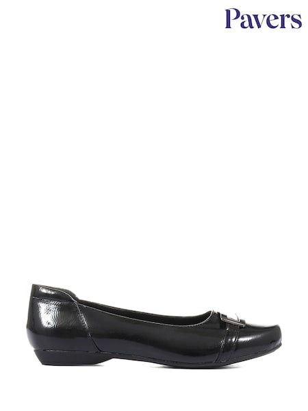 Pavers Ladies Wide Fit Slip On Pumps (M85475) | £33