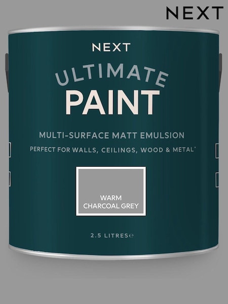 Warm Charcoal Grey Ultimate® Multi-Surface Peel & Stick Paint Sample (M86174) | £1