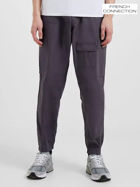 French Connection Natural Military 100% Cotton Tapered Chino Trousers (M87716) | £40