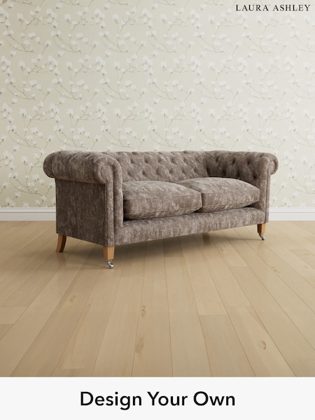 Kingsley Velvet/Pale French Grey Penarth By Laura Ashley (M88198) | £1,700