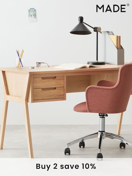MADE.COM Oak Jenson Desk (M88634) | £699