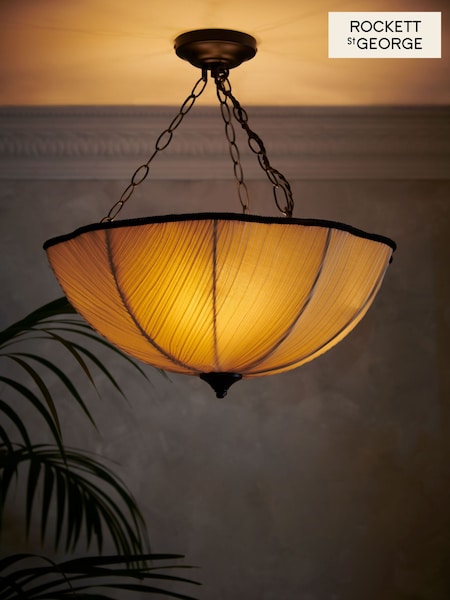 Rockett St George Cream Belleville Pendant Light (M88679) | £150