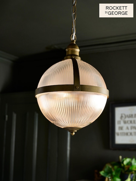 Rockett St George Brass Boulevard Pendant Light (M88680) | £145