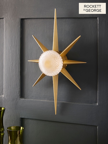 Rockett St George Gold Starburst Wall Light (M88681) | £100