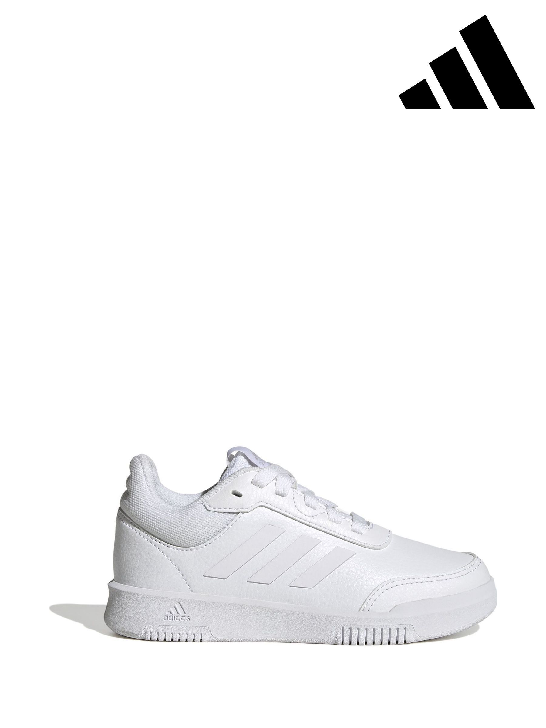 all white adidas boys