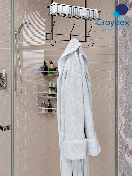 Croydex Black Hook Over Door Large Caddy (M90242) | £49