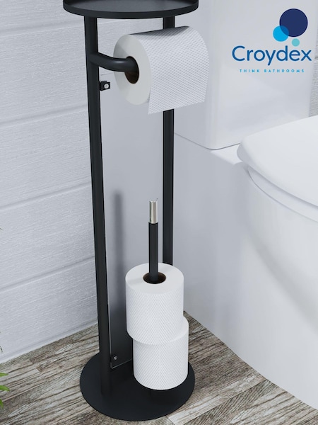 Croydex Black Multifunction Chrome Detail Butler (M90275) | £98