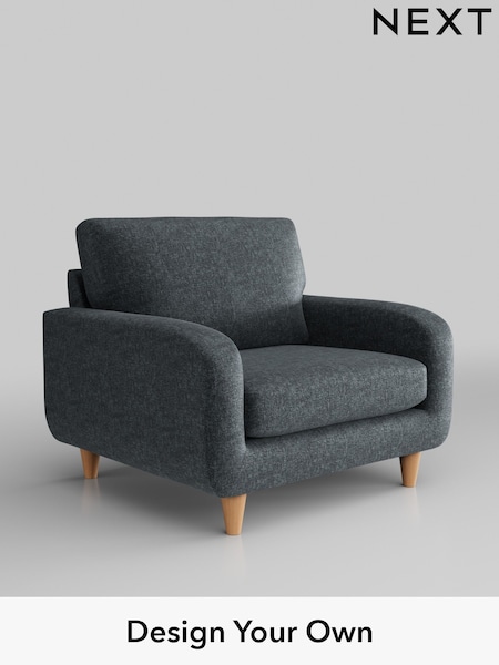 Plush Chenille/Slate Blue Camden (M91093) | £650