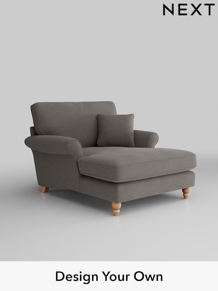 Fine Chenille Easy Clean/Dark Smoke Grey Ashford (M91206) | £1,125