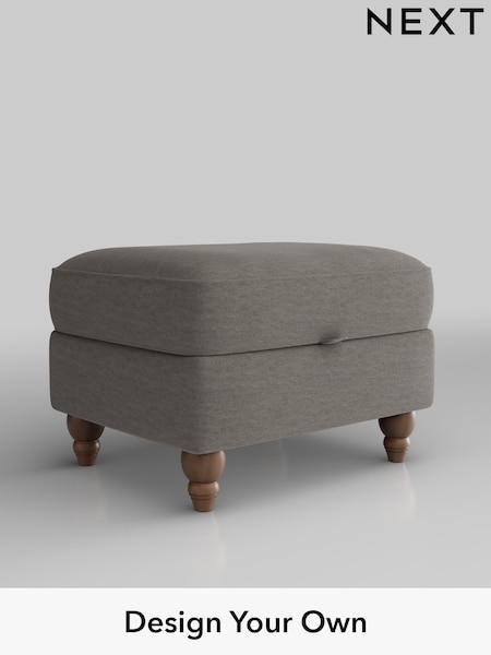 Fine Chenille Easy Clean/Dark Smoke Grey Ashford Relaxed Sit (M91207) | £499