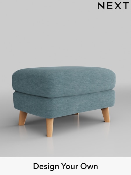 Fine Chenille Easy Clean/Mid Blue Parker (M91248) | £425