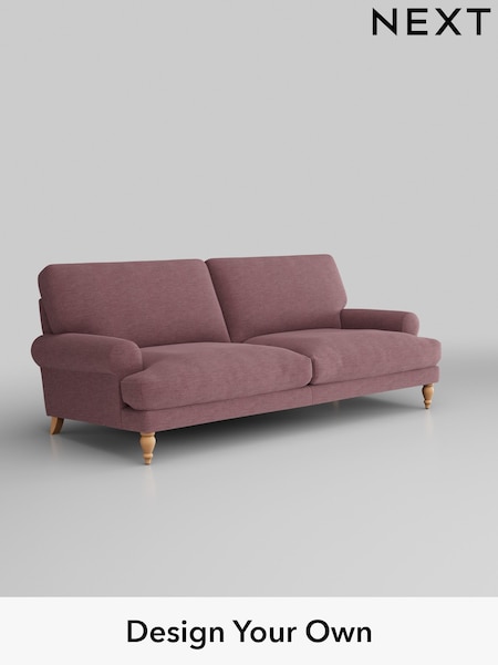 Fine Chenille Easy Clean/Mid Mulberry Purple Erin Deep Relaxed Sit (M91366) | £1,375