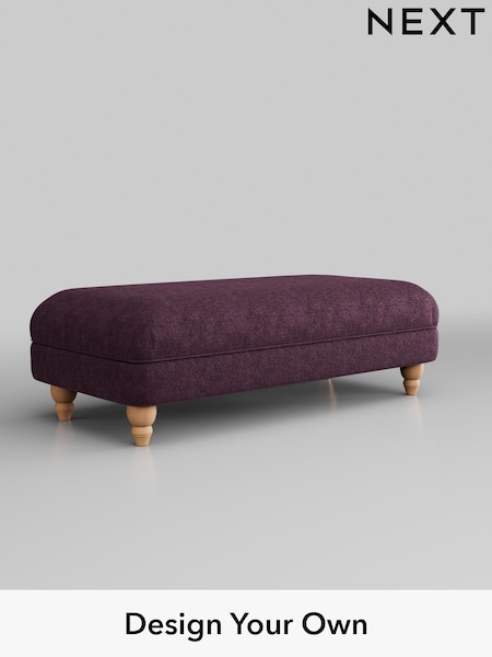 Plush Chenille/Dark Plum Purple Ashford Highback (M91373) | £475