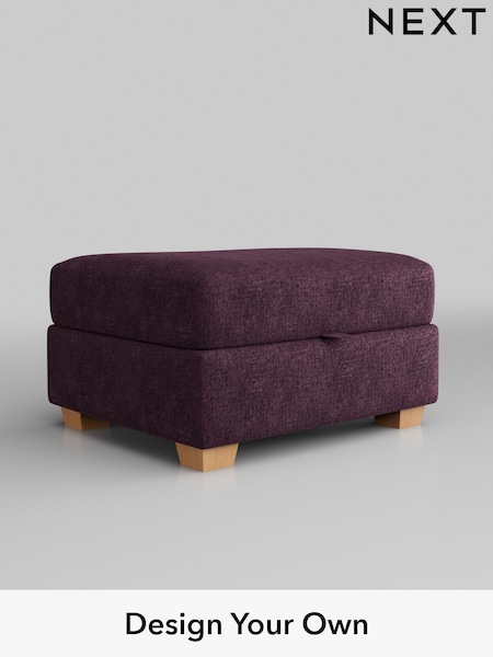 Plush Chenille/Dark Plum Purple Heath Highback (M91374) | £475