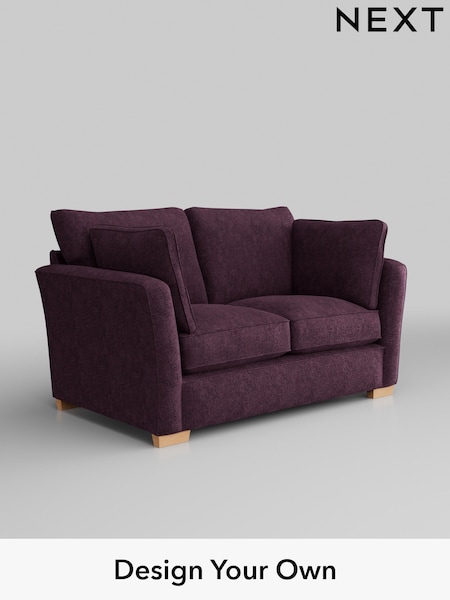 Plush Chenille/Dark Plum Purple Heath Highback (M91374) | £1,025