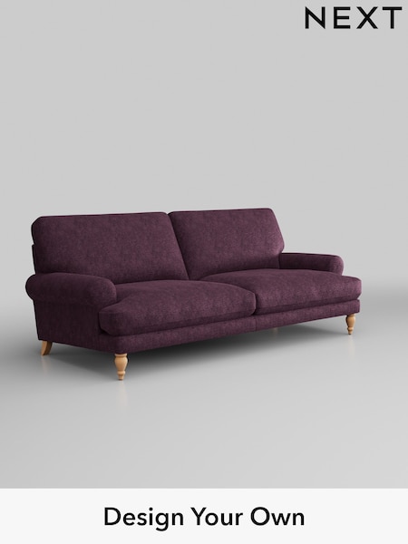 Plush Chenille/Dark Plum Purple Erin Deep Relaxed Sit (M91382) | £1,375