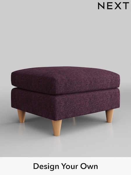 Plush Chenille/Dark Plum Purple Camden (M91384) | £350