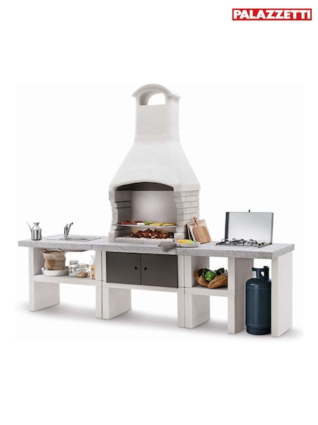 Palazzetti Grey Marbella Outdoor BBQ Kitchen (M93667) | £2,305