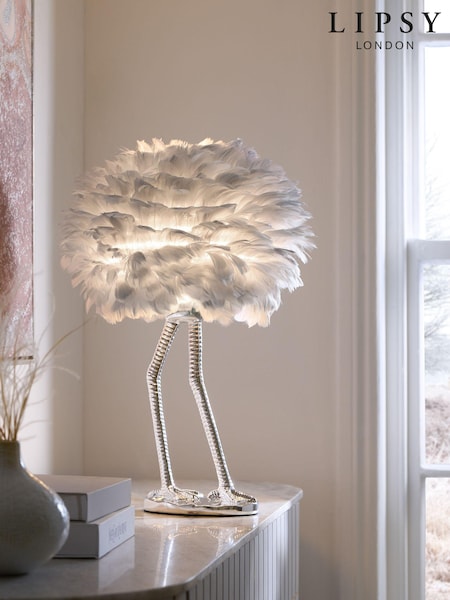 Lipsy Chrome Odette Table Lamp (M93698) | £99