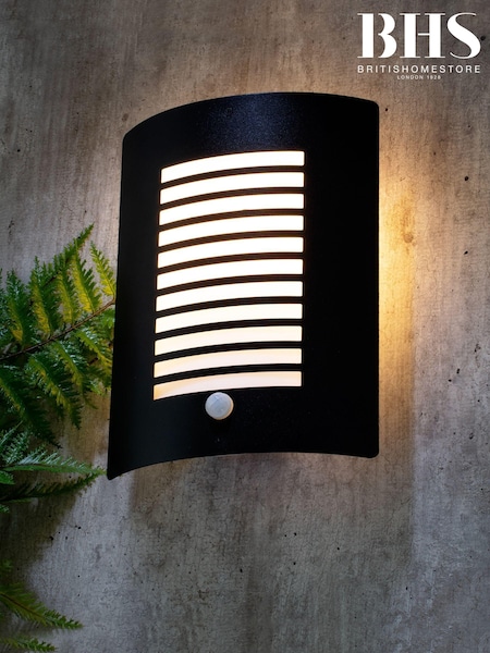 BHS Black Sigma Wall Outdoor Light (M94288) | £35