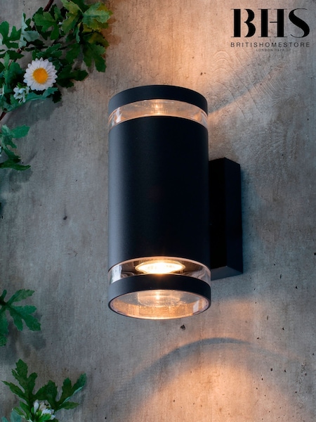 BHS Black Lens Up/Down Light (M94312) | £35