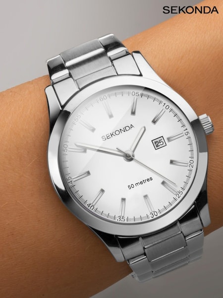 Sekonda Silver Classic Watch (M94356) | £45
