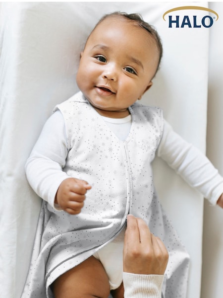 Halo White SleepSack 0.5 TOG 100% Cotton Sleeping Bag (M95200) | £20