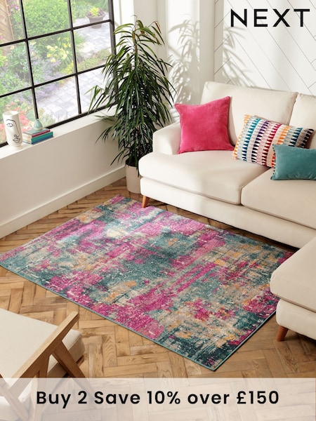 Multi Bright Abstract Rug (M96969) | £65 - £245