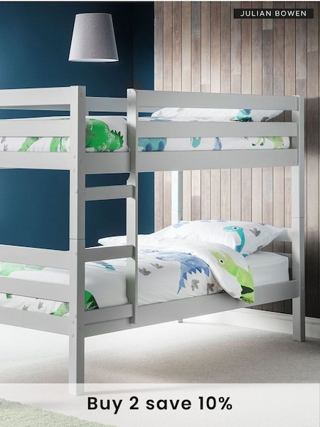 Julian Bowen Grey Camden Bunk Bed (M98611) | £335
