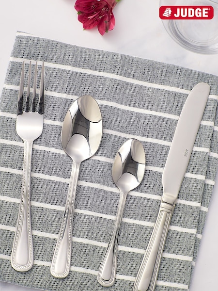 Judge Silver Bead 32 Piece Cutlery Set (M98716) | £40