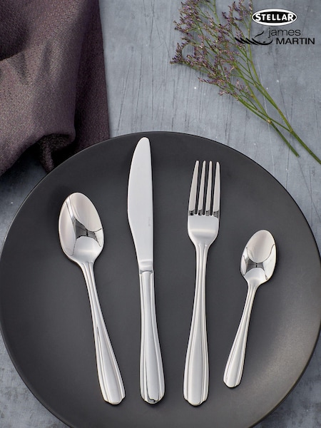 Stellar Silver Sterling 24 Piece Cutlery Set (M98719) | £85