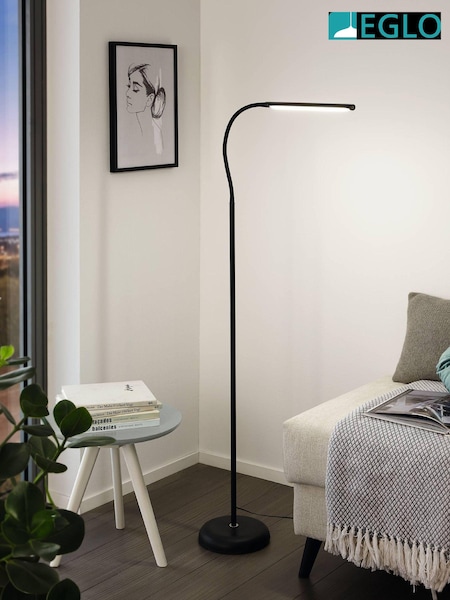 Eglo Black Laroa LED Touch Floor Lamp (MU5872) | £56