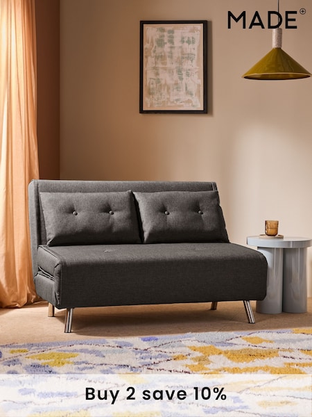 MADE.COM Marshmallow Grey Haru 2 Seater Sofa Bed (N00105) | £450
