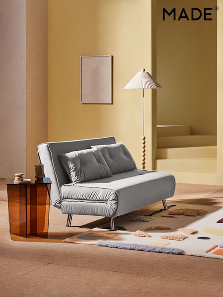 MADE.COM Marshmallow Grey Large Haru 2 Seater Sofa Bed (N00114) | £550