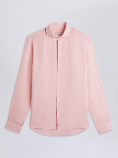 Tailored Fit 100% Linen Shirt (N02515) | £70