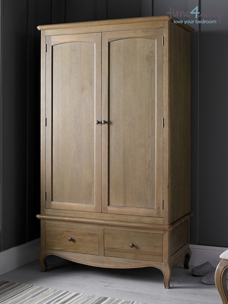 Time 4 Sleep Natural Loire Double 2 Drawer Wardrobe (N02965) | £1,700