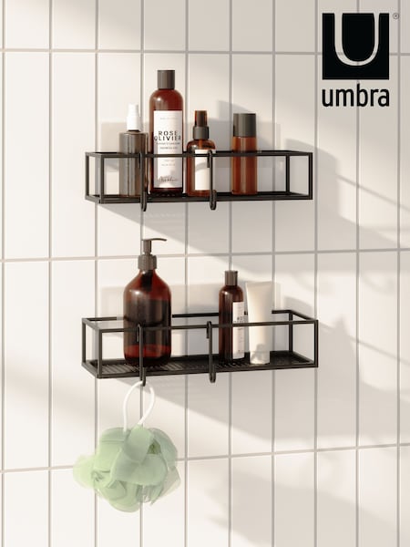 Umbra Black Cubiko Shower Caddy (N05078) | £39