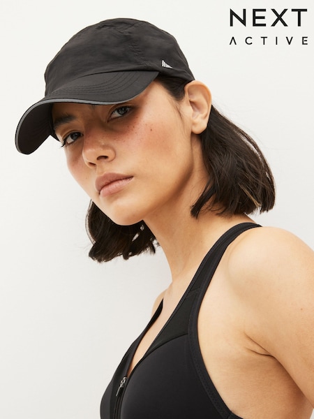 Black Active Running Cap (N05172) | £14