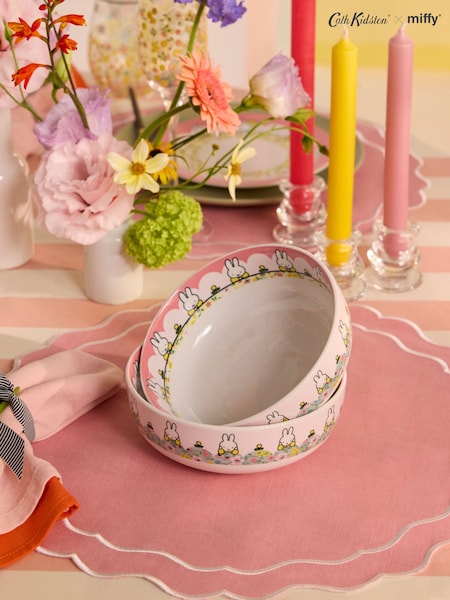Cath Kidston Set of 2 Multi Miffy Bowls (N05318) | £25