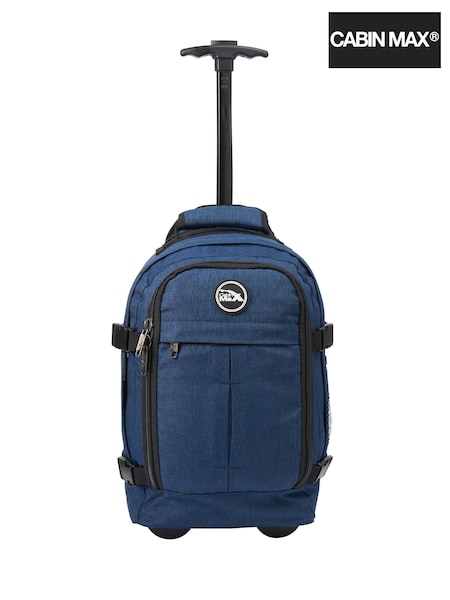 Cabin Max Blue Metz Underseat Hybrid Trolley Bag and Backpack 20 Litre (N05329) | £40
